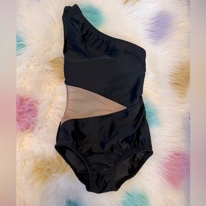 AA Dance Costumes Meridian Leotard Black Child Small